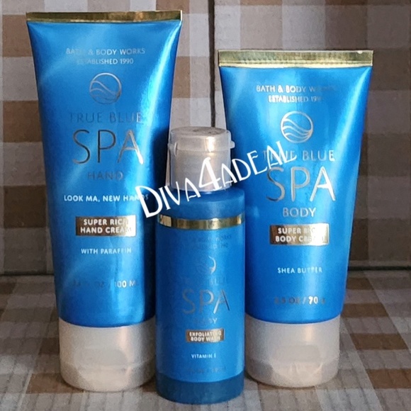 Bath & Body Works Other - Bath & Body Works Wellness TRUE BLUE SPA 3PC Mini/Travel Set